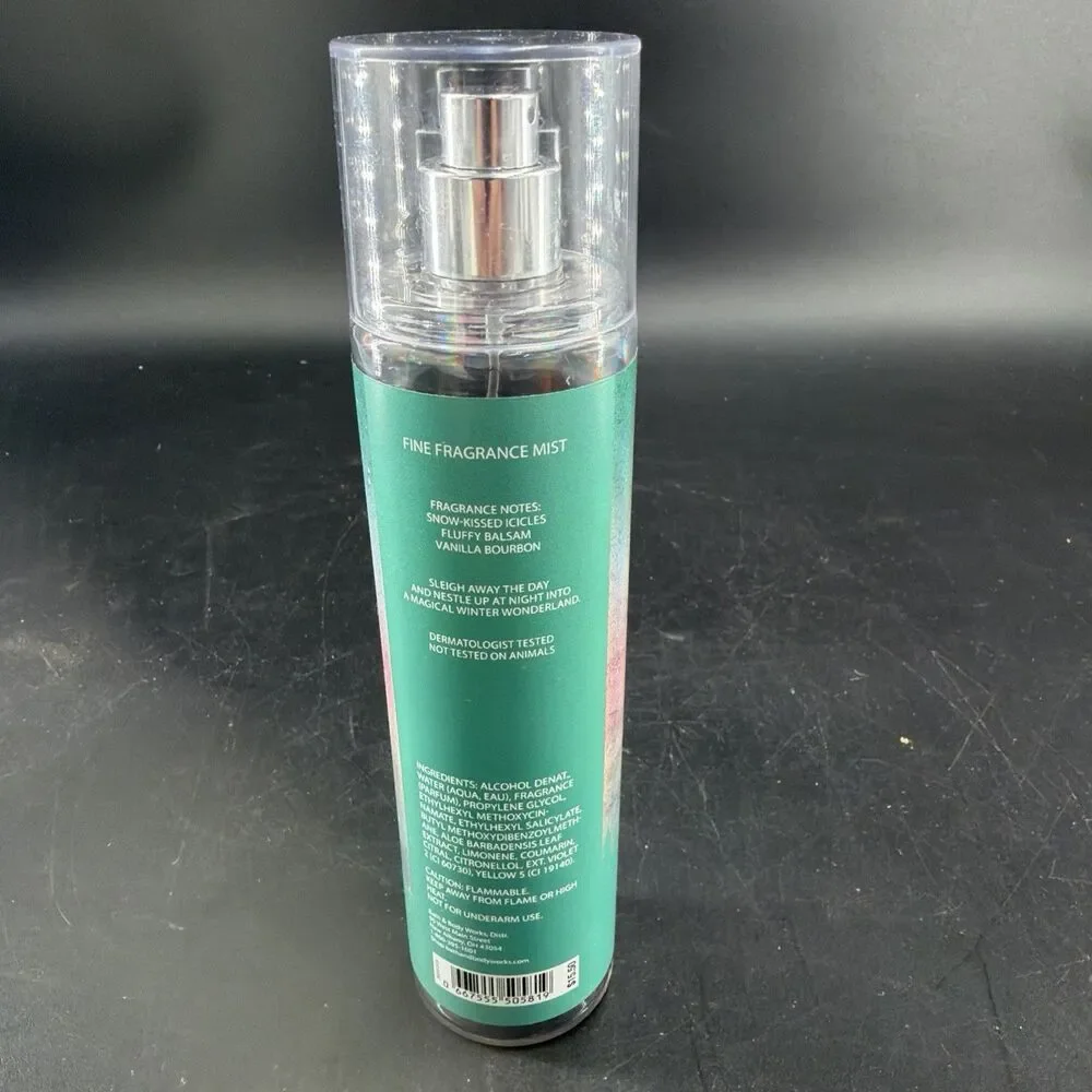 Bath & Body Works Sleigh Rides and Snuggles Fine Fragrance Mist. 8 fl Ozs. New